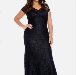 Plus size formal gown
